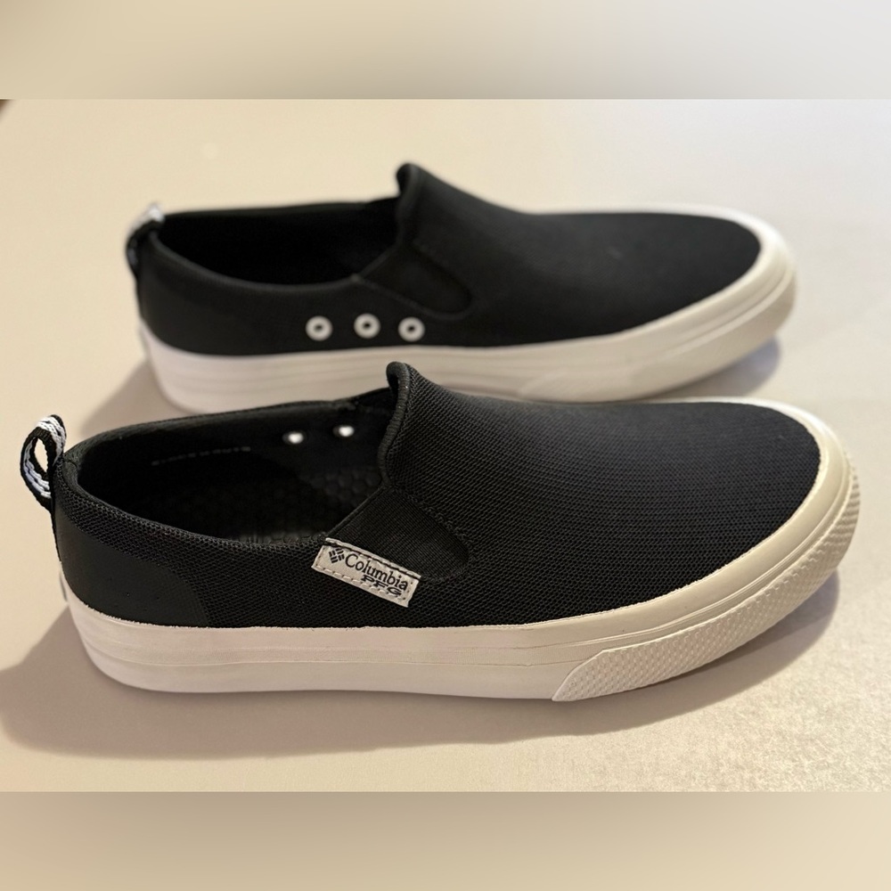 New Columbia PFG Women's Black Slip-On Shoes